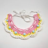 Ensemble écharpe et col en laine pour chats et petits chiens, réglable, toutes saisons, style décontracté, tenue de fête du Nouvel An