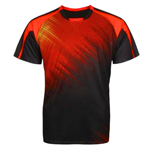 2025 Men's Short Sleeved A2763 T-Shirt New Campus Youth Style Woven Polyester/Cotton 200 Grams Fabric <b>Weight</b> <b>Blank</b> Design Print - Product Image 4