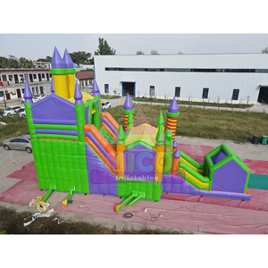 Interactive Games Outdoor Amusement Park Equipment Giant Inflatable Bouncer Combo Large Inflatable Big Bouncy House for Children - Product Image 3