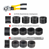 Matrices de crimpado hidráulico para tuberías TH/U/M de acero inoxidable, estándar americano, moldes para tuberías de cobre, aluminio y plástico, accesorios en T, OEM