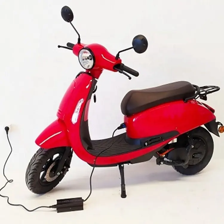 6000w EEC sertifikası çift elektrikli scooter ile 60V çıkarılabilir lityum pil teslimat elektrikli motosiklet