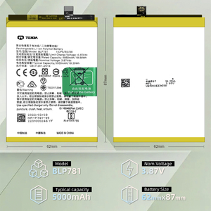 TLIDA BLP781 modello originale CPH2061/CPH2067 batteria ricaricabile 3.85v per telefono A52/A92 2020/<span class=keywords><strong>Oppo</strong></span> <span class=keywords><strong>A72</strong></span> - Product Image 4