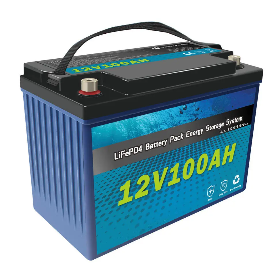 Batteria solare OEM Lifepo4 12v 100ah 1000 Amp batteria 12v 200 amp batteria per sistemi di accumulo di energia solare