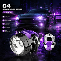 Lentille de projecteur laser Bi-LED 2,5 pouces 9000LM 12V 24V, faisceau haut et bas, pour remplacement de phare de voiture et rééquipement automobile