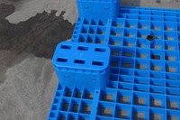 NEXARA 1208 Euro Heavy Duty Palettes en Plastique Nouveau Design Easy 9 Runners Single Faced Logistics Storage 4-Way Entry Access Recyclé