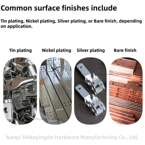 מחברי מסופים חשמליים מותאמים אישית הטבעה חלקי נחושת פליז מסופי מחברים חשמליים - Product Image 4