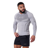 Ensemble de sport moulant : sweat à capuche, pantalon de jogging et veste de fitness extensible