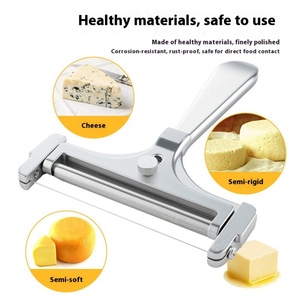 Râpe à fromage à épaisseur réglable, ustensile de cuisine, lame en acier inoxydable, manche en plastique, durable, compatible lave-vaisselle - Product Image 5