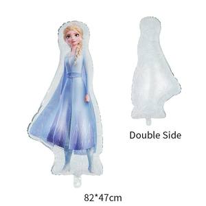 Série Frozen Décorations d'Halloween Feuille d'aluminium Elsa <span class=keywords><strong>Anna</strong></span> Olaf Ballons flocon de neige pour les anniversaires de Noël/Nouvel An - Product Image 2