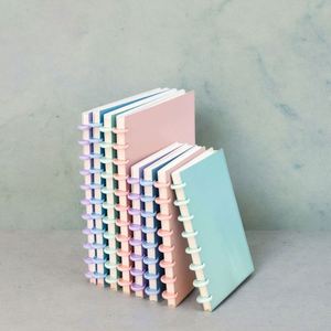 Macaroon <b>A5</b> Loose-Leaf <b>Notepad</b> 80 Sheets Replaceable PP Spiral Binder Office Use New Product Category Notebooks and Diaries - Product Image 2