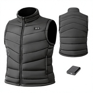 Chaleco Aislante de Invierno para Hombre Grapple Master, Poliéster, Sin Mangas, Cierre de Cremallera, Térmico, para Senderismo al Aire Libre, Negro GM-45-05 - Product Image 2