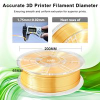 Iboss Pla Plus 1Kg 2.2 Lbs 3d Printergloeidraad 1.75 Mm Wijngeel Voor De Meeste Fdm 3D-printers