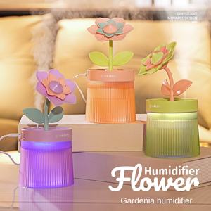 Humidificateur ultrasonique portable <span class=keywords><strong>mini</strong></span> USB YINHI, diffuseur d'arômes, lumière <span class=keywords><strong>LED</strong></span> nocturne - Capacité de 260 ml, utilisation hôtel/voiture/maison - Product Image 1