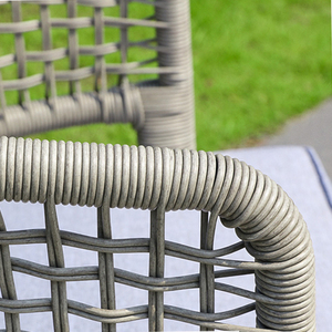 Giardino <span class=keywords><strong>Esterno</strong></span> In Alluminio Per Il Tempo Libero Mobili In Vimini Patio <span class=keywords><strong>Rattan</strong></span> Intrecciato Sei Posti Canna Sedie Tavolo Set - Product Image 4