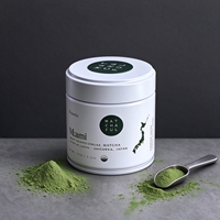 Boîtes en métal rondes vides pour matcha de qualité alimentaire 30g 50g – Emballage en gros pour poudre de matcha