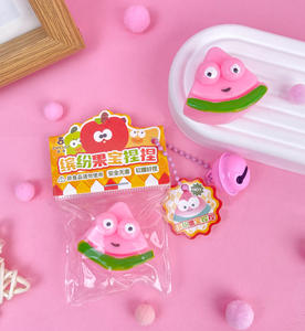 CHENXI Juguetes Novedosos de Simulación de Comida, Blandos y Elásticos, DIY, Pequeños Llaveros Antiestrés, Juguetes Sensoriales de Pan - Product Image 5