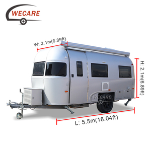 Wecare 550*210*210cm Caravana australiana Camping Rvs Camper <span class=keywords><strong>furgonetas</strong></span> Remolque todoterreno - Product Image 2