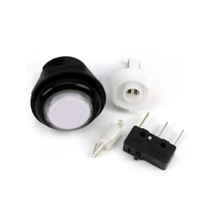 כפתור הפעלה עגול קטן למשחקי ארקייד המופעלים על ידי מטבעות, עם מתג איפוס עצמי משולב למכונות משחק - Product Image 5