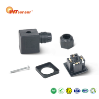 Connecteur Hirschmann - HT DIN 43650 Prise femelle 3 broches à souder anti-vibration pour vanne pneumatique hydraulique ODM