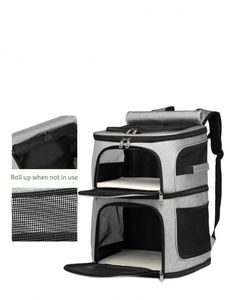 BSCI Factory New Arrival pet weekend dog travel <b>carrier</b> bag Oxford <b>large</b>-capacity <b>cat</b> travel <b>cat</b> cage bag - Product Image 2
