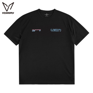 <span class=keywords><strong>T</strong></span>-shirts personnalisés OEM à séchage rapide, commande minimum 5 pièces, <span class=keywords><strong>t</strong></span>-shirts de course respirants à manches courtes vierges pour impression - Product Image 2