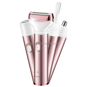 Appareil d'épilation pour femmes quatre-en-un rechargeable par USB <span class=keywords><strong>Rasoir</strong></span> électrique pour les jambes et les aisselles Épilateur <span class=keywords><strong>intime</strong></span> Pince à épiler - Product Image 4