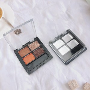 Four Color Eyeshadow Palette Square Transparent Packaging <b>Box</b> With Four Compartments For Cosmetic <b>Makeup</b> Storage - Product Image 1