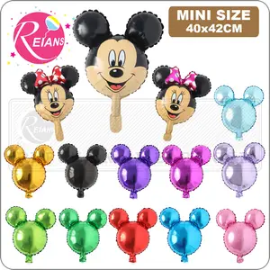 Ballons Mickey & Minnie mouse pour anniversaire, 112 pièces, en aluminium, pour enfants, décorations de mariage, fournitures de fête