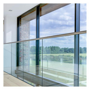 Barandilla Moderna de Aluminio y Vidrio sin Marco para Exteriores, para Balcón, Escalera y Terraza - Product Image 4