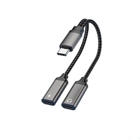 Câble adaptateur audio USB-C vers 3,5 mm, dongle jack AUX Type-C vers casque, câble DAC HiFi pour iPhone 17 16 15 14 - Vente Flash