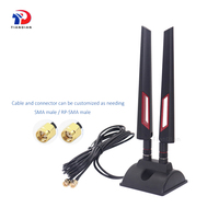7dBi Omni Antenne Canard En Caoutchouc Sans Fil Réseau Bi-bande 2.4G 5G 5.8G Routeur WiFi Sma-mâle D'antenne