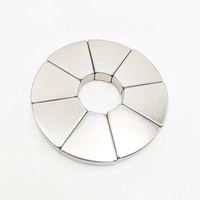 Penawaran Sampel Magnet Busur Neodymium Berlapis Nikel Permanen Khusus untuk Penggunaan Generator