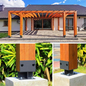 Soporte <span class=keywords><strong>de</strong></span> Anclaje <span class=keywords><strong>para</strong></span> Base <span class=keywords><strong>de</strong></span> Poste <span class=keywords><strong>de</strong></span> Hormigón, Soporte <span class=keywords><strong>de</strong></span> Base <span class=keywords><strong>de</strong></span> Poste en Forma <span class=keywords><strong>de</strong></span> U <span class=keywords><strong>para</strong></span> Pérgola <span class=keywords><strong>de</strong></span> Madera, Soporte <span class=keywords><strong>de</strong></span> Pérgola <span class=keywords><strong>de</strong></span> Metal - Product Image 6