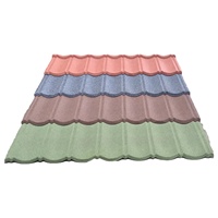 Fabricant de pierre antioxydante anti-UV ignifugée, isolation thermique de toiture en métal solide, vente à chaud de carreaux métalliques revêtus de pierre