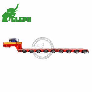 Heavy duty hydraulique col de cygne multi essieu 20 mètres voyage remorque maison modulaire à vendre 07 - Product Image 5