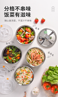 Boîte à lunch en acier inoxydable 304 isolée sous vide Conteneur hermétique pour le stockage des aliments Boîte Tiffin pour enfants Bento portable