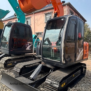 Mini-excavatrice hydraulique sur chenilles d'occasion Hitachi ZX70 ZX75 ZX120 ZX200, idéale pour la construction, modèle Hitachi ZX70-5A - Product Image 4