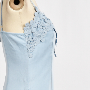 Venta directa de fábrica, vestido sin mangas 100% viscosa, precio competitivo, vestido de verano sin mangas - Product Image 4