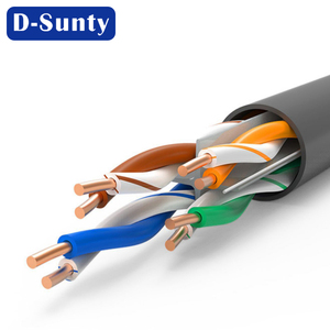 สายเคเบิลเครือข่าย Cat6 ทองแดงเปลือย คุณภาพสูง ความเร็วสูง สำหรับภายนอกอาคาร UTP/FTP/SFTP สายอีเธอร์เน็ต 305 ม. 1000 ฟุต สายสื่อสารภายนอกอาคาร - Product Image 5