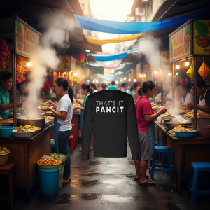 T-shirt a maniche lunghe con stampa Pancit (cibo filippino) - Categoria Promozionale - Product Image 2