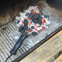 SEB pemantik arang elektrik 800w, pemantik api arang Bbq untuk pemanggang ketel tenun telur hijau besar