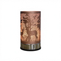 Diffuseur de parfum électrique à commande tactile, chauffe-bougie, aromathérapie, décoration écologique pour la maison, lampe tactile en métal, ampoule Edison