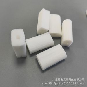 Bâtonnets de coton filtrant jetables pour cigarettes, ronds, blancs, diamètre extérieur 17 mm, diamètre intérieur 6 mm, hauteur 30 mm, matériau filtrant - Product Image 4