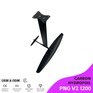 Nouvelle aile hydrofoil en carbone PNG V2 1200 2026 pour un décollage facile à basse vitesse, un long glissement et un contrôle optimal par vent léger en wingfoil - Product Image 1