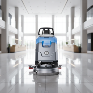 Compact Commercial Cordless <b>Floor</b> Scrubber Machine for Supermarket Restaurant Cleaning - Product Image 1