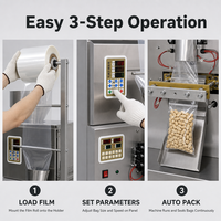 Machine de conditionnement verticale automatique VFFS pour sachets de poudre de café et de granulés (snacks)