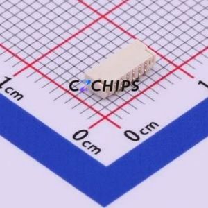 X0800WRS-06HF-LPV01 Wire-to-Board Pin Header SMD,P=0.8mm,Horizontal Mount Connector 1x6P 0.8mm Horizontal Mount 6P - Product Image 2