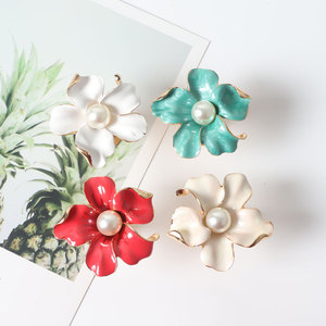 Elegante Vintage Bloem Kast Handvat Parel Europese Stijl Meubels Keuken Lade Garderobe Deur Trekknop - Product Image 5