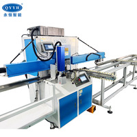 Machine de découpe CNC à alimentation automatique à 45 degrés pour grille d'aération en plastique ABS et en aluminium