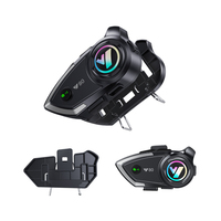 Auriculares Inalámbricos para Motocicleta Y80, Impermeables, con Reducción de Ruido, Buen Sonido, Manos Libres, con Efectos EQ